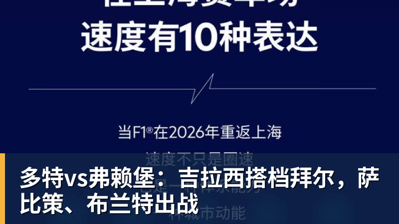 多特vs弗赖堡：吉拉西搭档拜尔，萨比策、布兰特出战