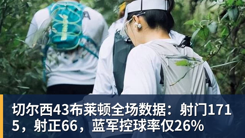 切尔西43布莱顿全场数据：射门1715，射正66，蓝军控球率仅26%